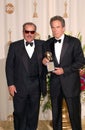 Jack Nicholson,Warren Beatty Royalty Free Stock Photo