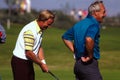 Jack Nicklaus and Arnold Palmer, PGA legends Royalty Free Stock Photo