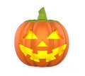 Jack O Lantern Halloween Pumpkin Isolated Royalty Free Stock Photo