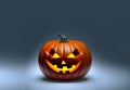 Jack o Lantern pumpkin, Halloween festival, for poster, greeting card, banner, party, invitation, Ai generated, advertising, trick Royalty Free Stock Photo