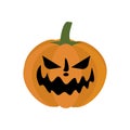 Jack-o-lantern pumpkin illustration Royalty Free Stock Photo