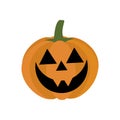 Jack-o-lantern pumpkin illustration Royalty Free Stock Photo