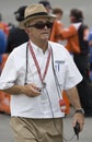 Jack Roush at the track Royalty Free Stock Photo