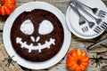 Jack skeleton cake, Halloween chocolate cake