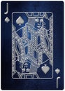 Jack of Spades playing card Royalty Free Stock Photo