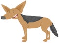 Jackal cartoon animal character