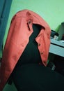The jacket in chair