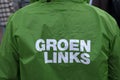 Jacket Groen Links At Amsterdam The Netherlands 5-2-2022 Royalty Free Stock Photo