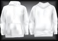 Jacket or sweatshirt or hoodie template