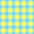 Jacket vector pattern seamless, uniform tartan background plaid. Nobility textile texture fabric check in cyan and laser lemon