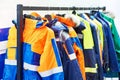 Jackets for workwear Royalty Free Stock Photo