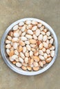 Jackfruit Seeds in plate on floor Royalty Free Stock Photo