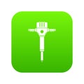 Jackhammer icon digital green