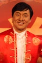 Jackie Chan's waxwork Madame Tussauds exhibit Royalty Free Stock Photo