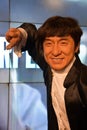 Jackie Chan statue at Madame Tussauds in Times Square in Manhattan, New York City