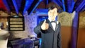 Jackie Chan Wax statue of The Backstage Celebrity Gallery in Casa Loma