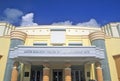 Jackie Gleason Theater of the Performing Arts in the Art-Deco District of south beach, Miami Beach, Florida Royalty Free Stock Photo