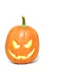 JackOLantern Pumpkin isolated Royalty Free Stock Photo