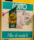 Jackpo the lottery, austria Royalty Free Stock Photo