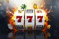 Jackpot Blaze: Triple Sevens Strike Gold