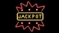 Jackpot Logo Royalty Free Stock Photo