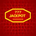 Jackpot one million Royalty Free Stock Photo