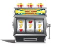 jackpot slot machine for gambling game Royalty Free Stock Photo