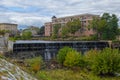 Jackson Falls Dam, Nashua, New Hampshire, USA Royalty Free Stock Photo