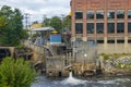 Jackson Falls Dam, Nashua, New Hampshire, USA Royalty Free Stock Photo