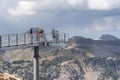 Jackson Hole Skywalk Overlooking Mountains Royalty Free Stock Photo