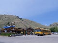 Wide shot of the facade of the Dave Hansen Whitewater and Scenic River Trips Royalty Free Stock Photo