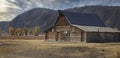 Jackson Hole, Wyoming at the Moulton Barn Royalty Free Stock Photo