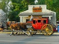 Old Red Stagecoach Horses, Jackson Hole, Wyoming