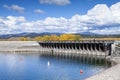 Jackson Lake Dam Royalty Free Stock Photo