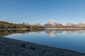 Jackson Lake Reflection Royalty Free Stock Photo