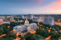 Jackson, Mississippi, USA skyline over the Capitol Building Royalty Free Stock Photo