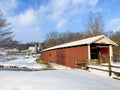 Jackson\'s Saw Mill Covered Bridge - Lancaster County, Pennsylvania Royalty Free Stock Photo