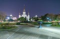 Jackson Square at night, New Orleans Royalty Free Stock Photo