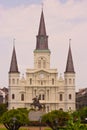 Jackson Square and St Louis Cathedral, New Orleans Royalty Free Stock Photo