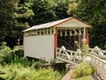 Jacksons Mill Covered Bridge, in Breezewood, Pennsylvania Royalty Free Stock Photo