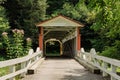 Jacksons Mill Covered Bridge, in Breezewood, Pennsylvania Royalty Free Stock Photo