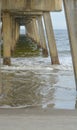 Jacksonville Beach Pier in Duval County, Florida Royalty Free Stock Photo