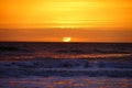 Jacksonville beach sun rise Royalty Free Stock Photo