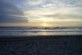 Jacksonville beach sun rise Royalty Free Stock Photo