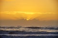 Jacksonville beach sun rise Royalty Free Stock Photo