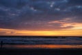 Jacksonville beach sun rise Royalty Free Stock Photo