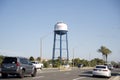 Jacksonville Beach Water Tower, Street View Jax Florida Royalty Free Stock Photo