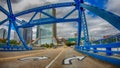 JACKSONVILLE, FL - APRIL 8, 2018: Main Street Bridge as seen fro