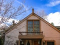 Picturesque old house in historic American small town