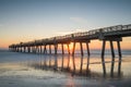 Jacksonville Pier in Jacksonville, Florida Royalty Free Stock Photo